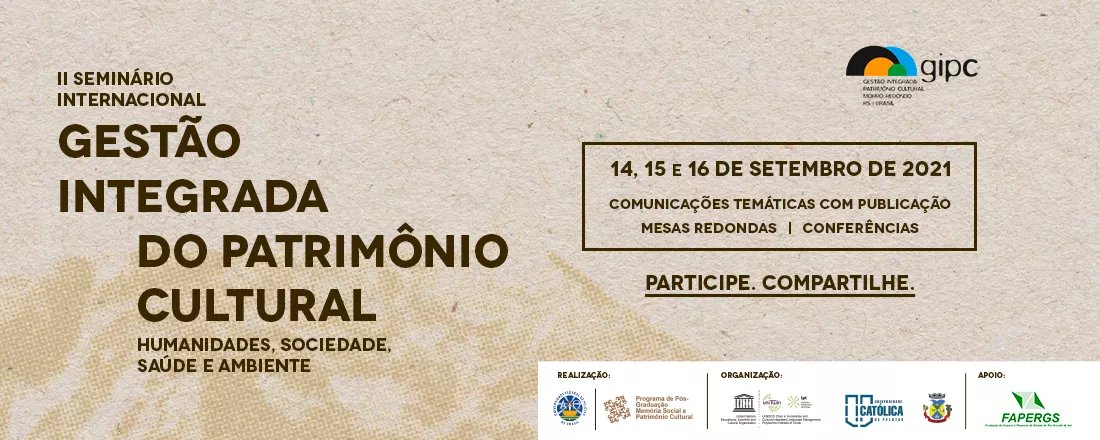 Capa do blog: UCPel participa de seminário “Gestão Integrada do Patrimônio Cultural”