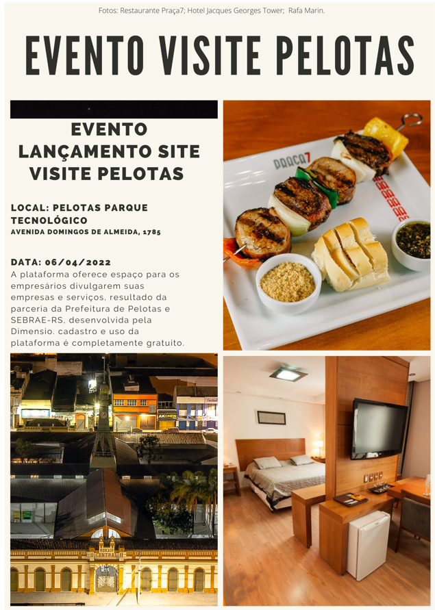 imagem: Pelotas terá evento para o lançamento de novo site turístico Visite Pelotas na quarta-feira (6)